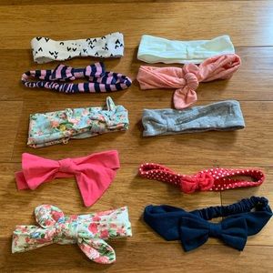 10 baby/toddler head bands